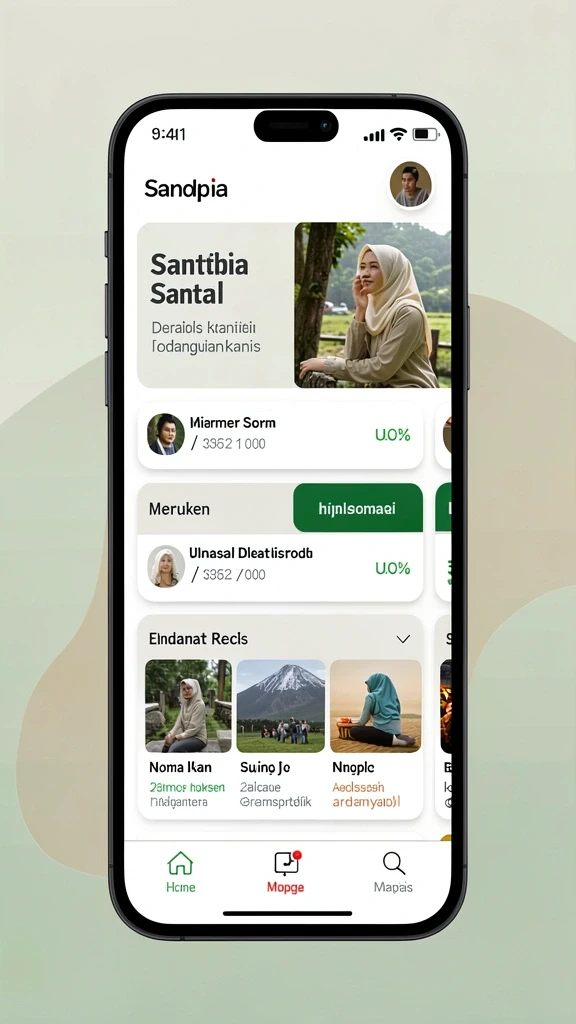 aceparty - Tampilan menu utama yang menarik dan mudah dinavigasi.
