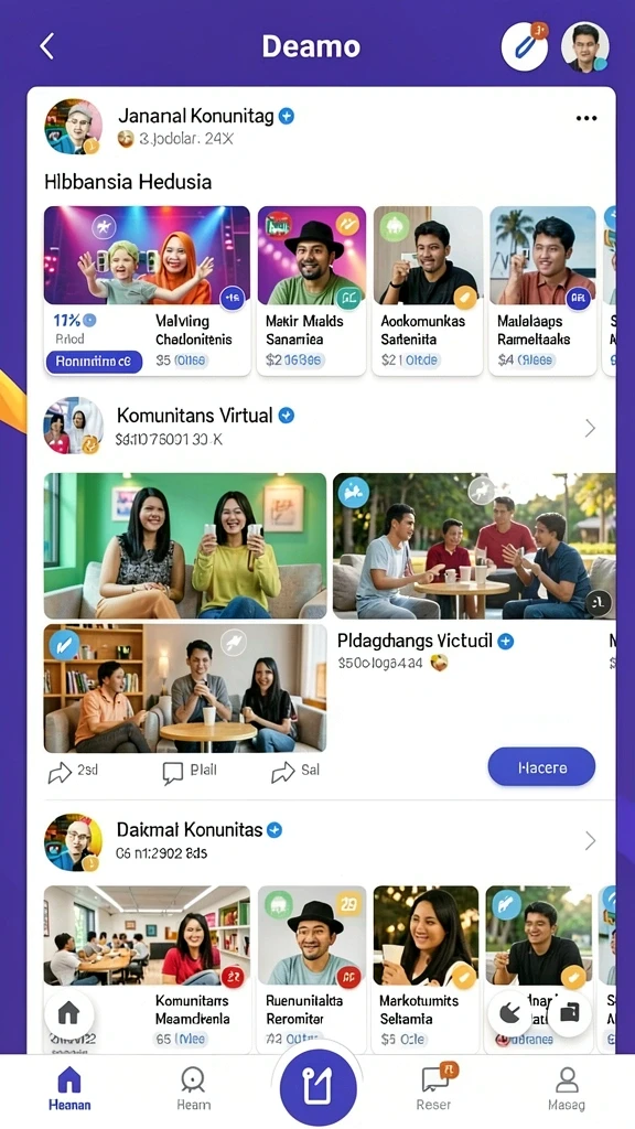 evip2 - Tampilan antarmuka yang menarik dan mudah dinavigasi.