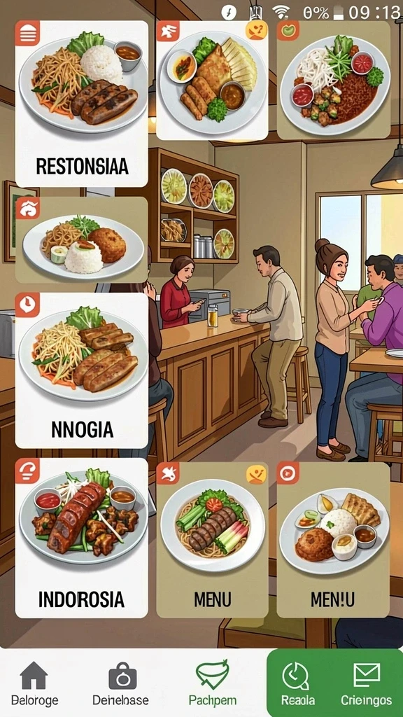 maktoto - Tampilan grafik yang penuh warna dan menarik.
