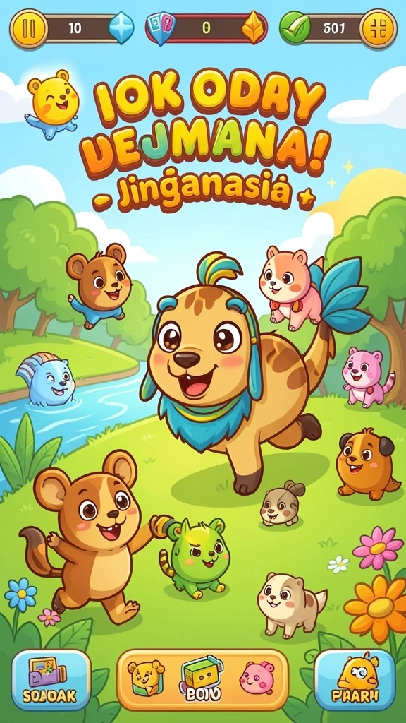 pandawin - Tampilan karakter panda yang lucu dan menggemaskan.