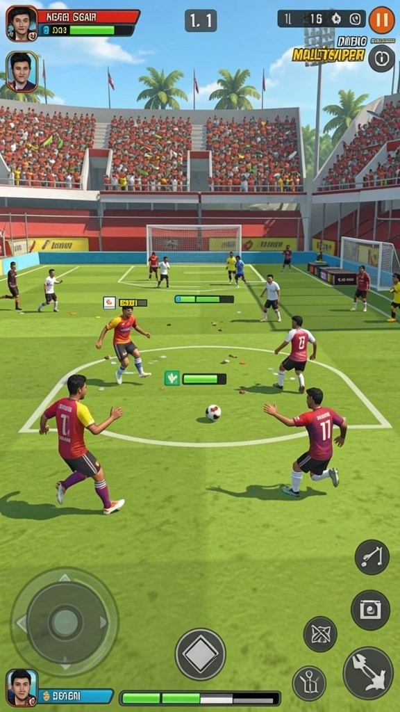 toopgws - Tangkapan layar menampilkan aksi seru dalam game TOOPGWS.