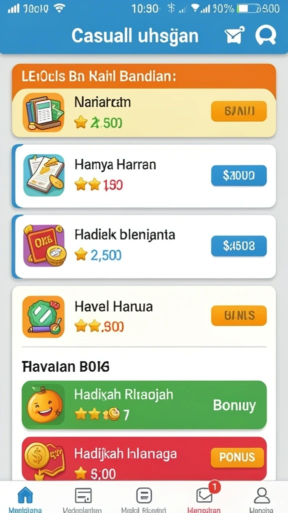 xxx777 - Tampilan antarmuka yang user-friendly dan menarik.